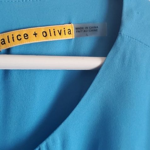 ALICE &OLIVIA DRESS SIZE 10 BLUE