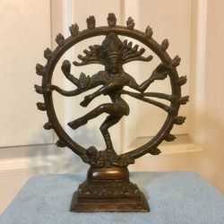 Shiva Nataraja- bronze Hindu statue- 8½”  tall