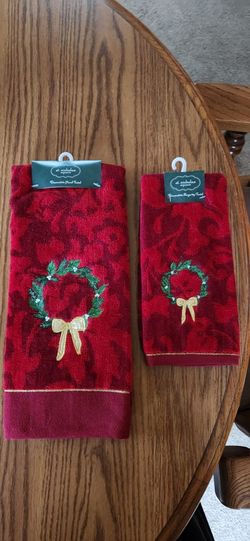 Towels Holiday (2)(new) Hand Towel & Fingertip
