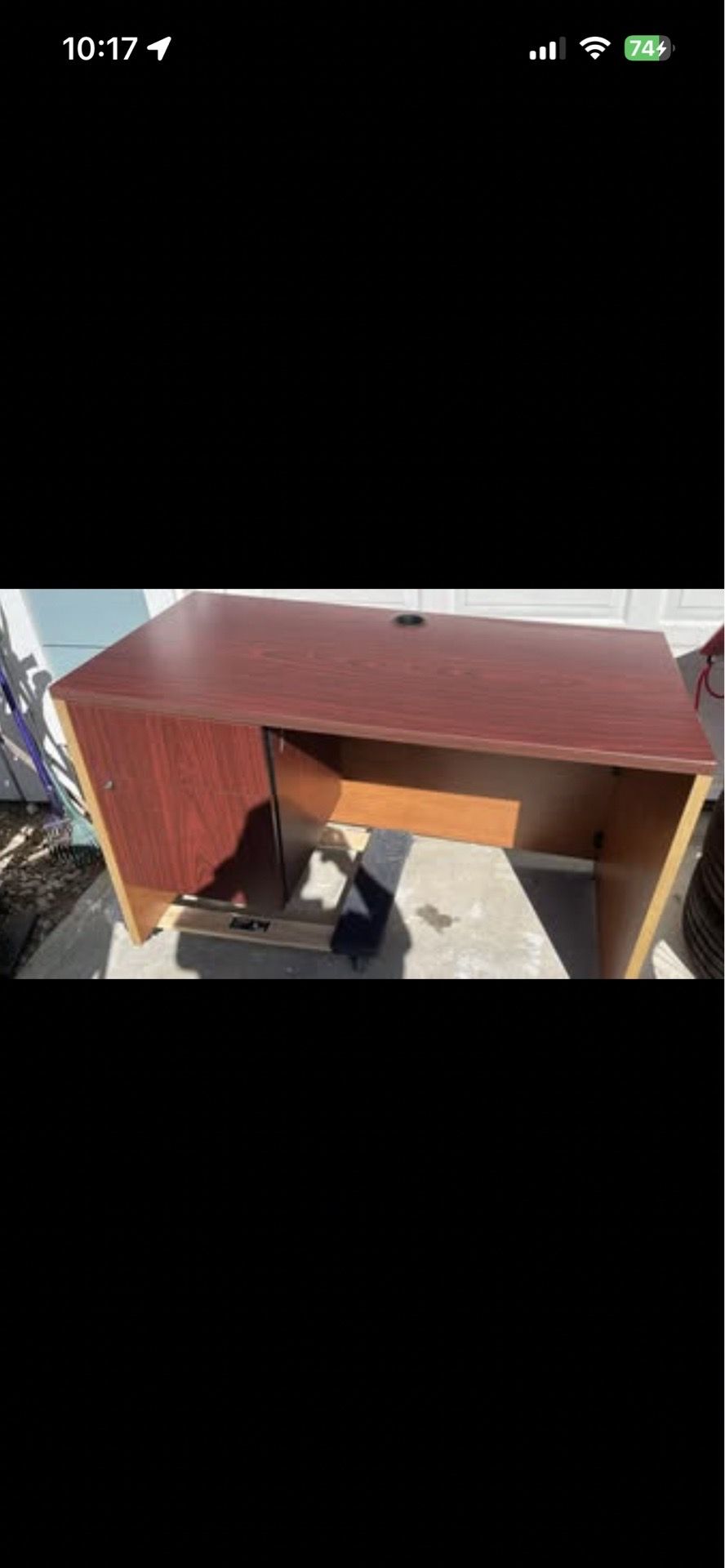 Woodf Grain Office Desk with Drawer