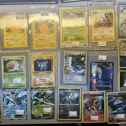 Vintage / Holographic Pokemon Cards