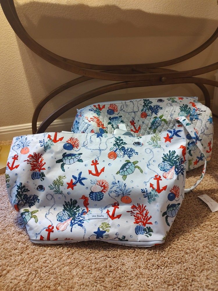 Vera Bradley Duffel Bag and Tote