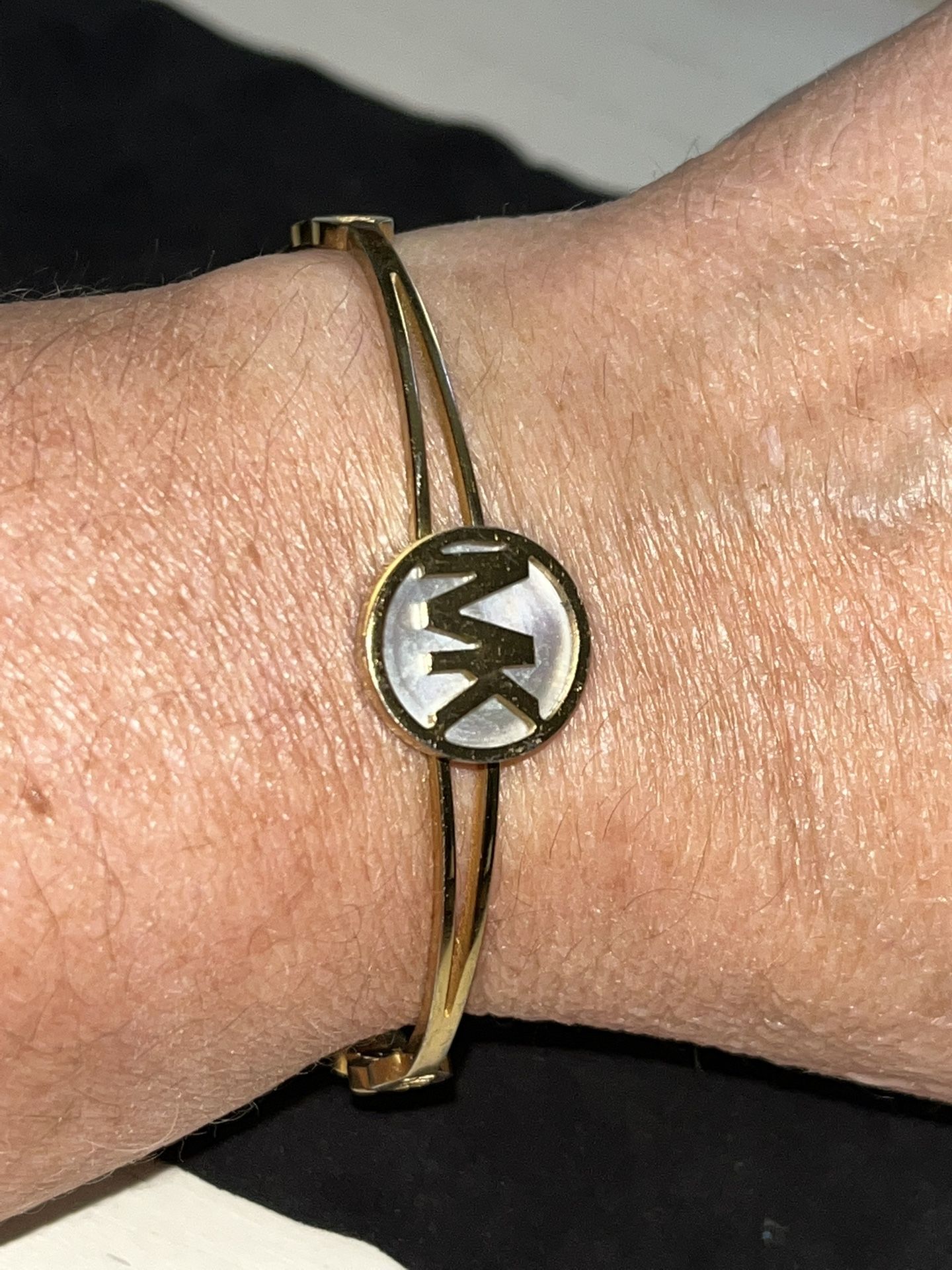 Michael Kors Mother Of Pearl Inlay Bracelet