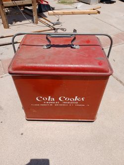 Vtg. Cola Cooler 