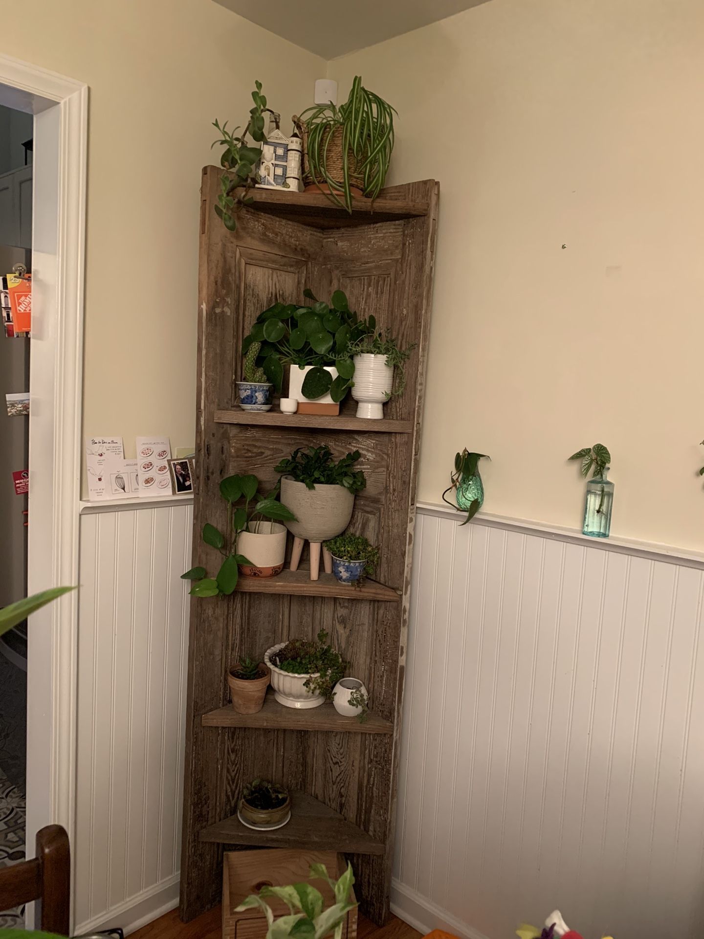 Rustic Corner Shelf