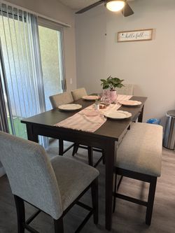 Dark wood Dining table
