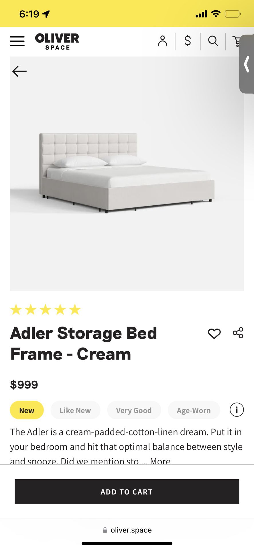 New Bed Frame With Storage 