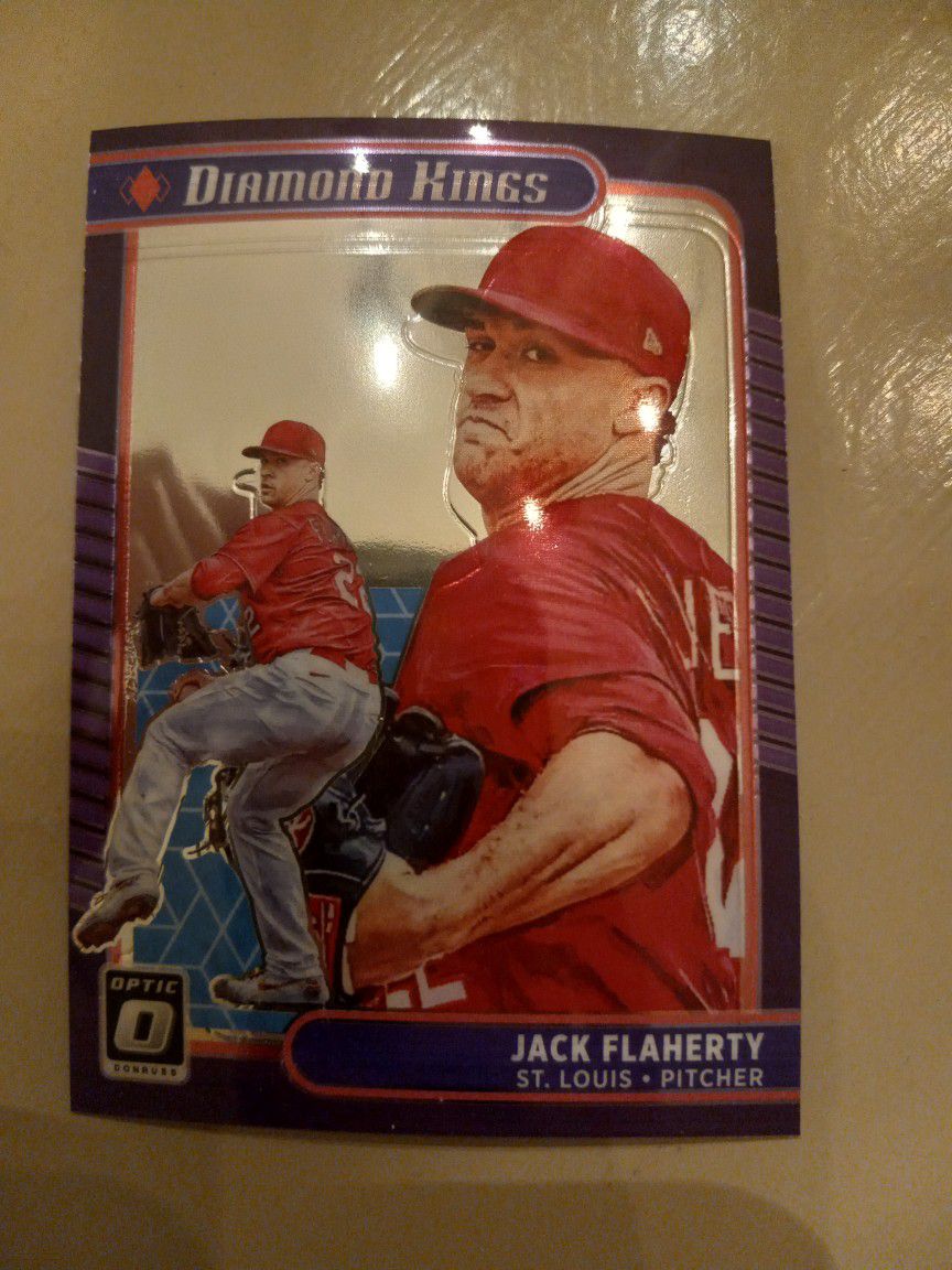 Jack Flaherty 2021 Panini Diamond Kings Optic Card