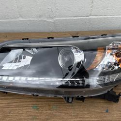 2013 -2015 HONDA ACCORD LEFT HEADLIGHT AFTERMARKET USED #497