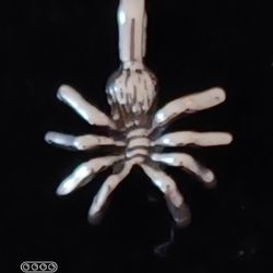 Vtg.sterling Silver Unique " Spider" Pendant