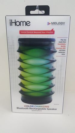 ihome color changing Bluetooth rechargeable speaker