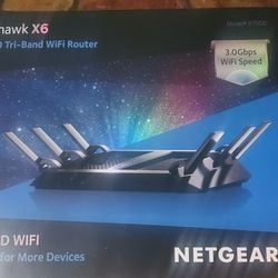 Netgear  Nighthawk X6 AC3000 Tri-band Wifi Router