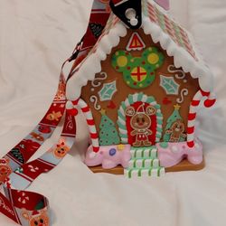 Mickey Gingerbread House Popcorn Bucket Rare Disney