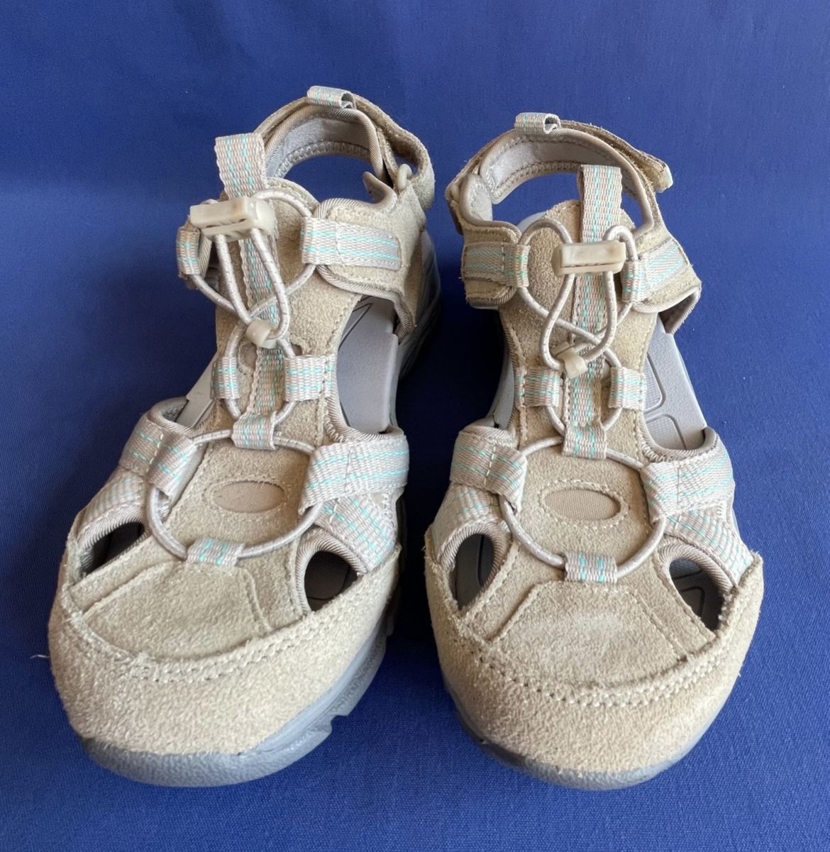 Land's End Women's Outdoor Walking Hiking Sandals String Tied Size US 6B EUC