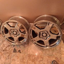 C5 CORVETTE CHROME WAGON WHEELS 