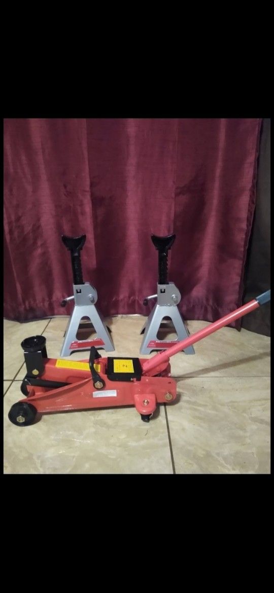 Gato De Patín Hidráulico De 2 Toneladas Nuevo 