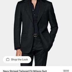 SELL TODAY - Men’s BRAND NEW SUITSUPPLY Havana Tailored Fit Suit Sz 36S