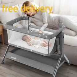 NEW bedside sleeper rocking baby bassinet crib FREE DELIVERY nueva cuna colecho acceso desde cama moises para bebe