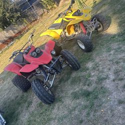 Two 2003 Honda 400 Ex 