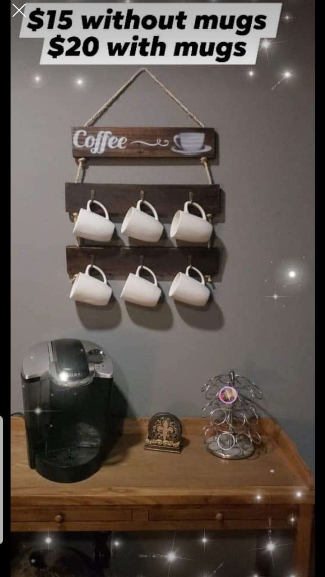 Coffee cup holders