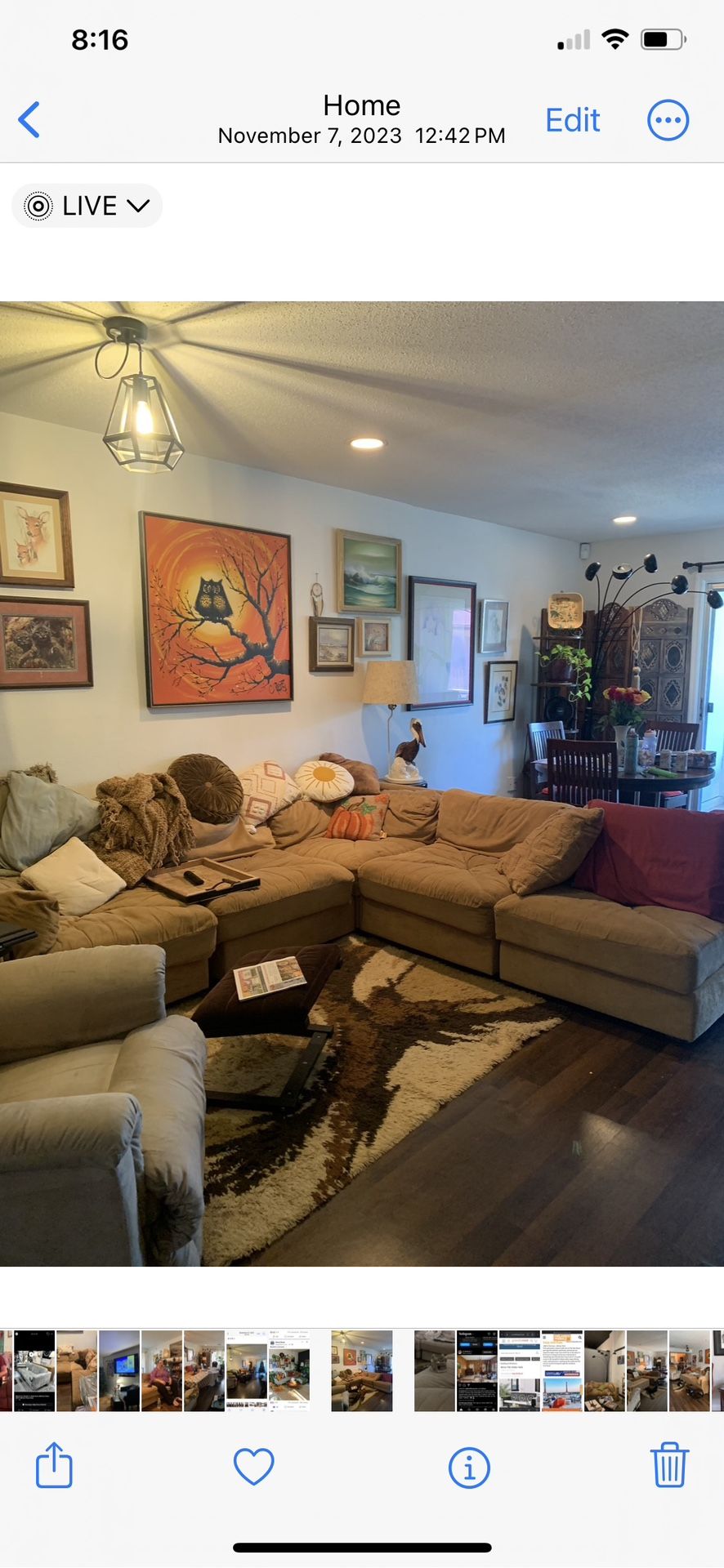 Retro 1970s Modular Conversation Pit Couch