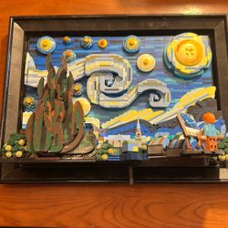 Lego Starry Night Vincent Van Gogh