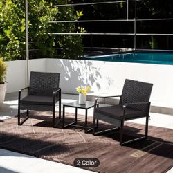 3 Pieces Outdoor Funiture 