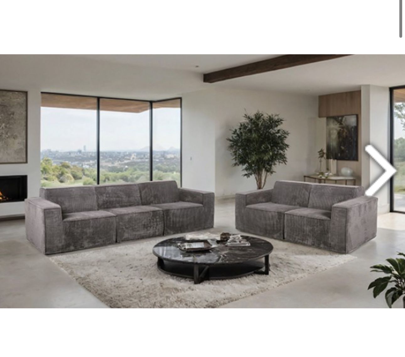 BLACK SOFA SET ( FREE DELIVERY )