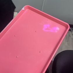 Pink esthetician/ Tattoo Tray