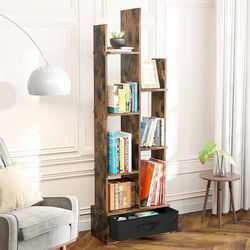 Bookshelf with Drawer(Not Assemble)