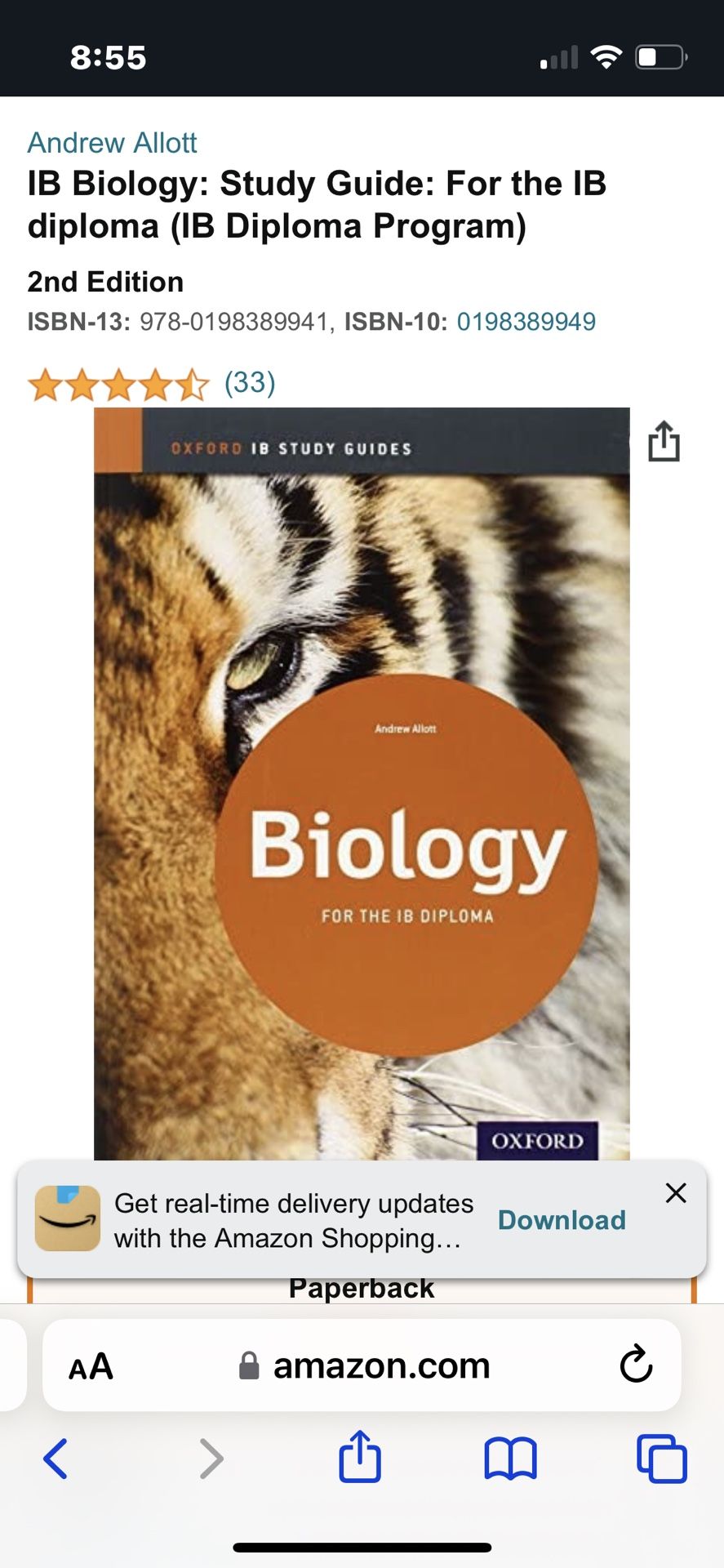 IB biology study guide