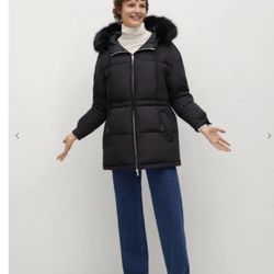New Mango Water Repellent Puffer Coat
