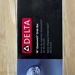 Delta Brushed Nickel Grab Bar