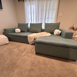 Delivery Included | BoConcept Mezzo Sectional (Teal Color NOT GREY)