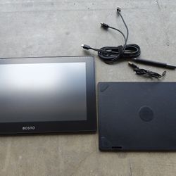 Bosto 16HD Drawing Tablet 15.6" Screen.