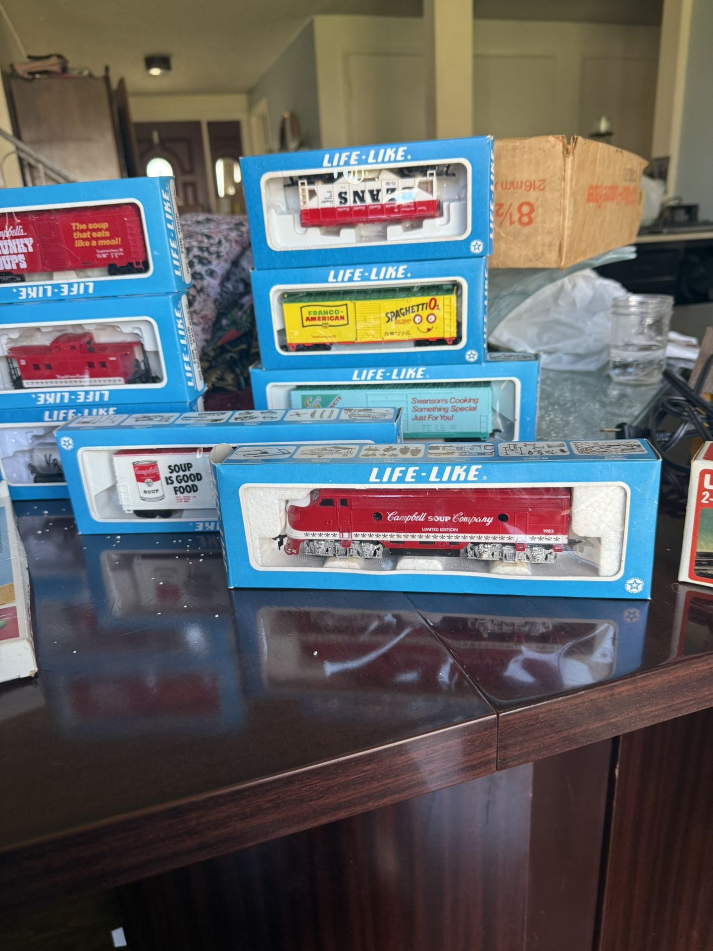 Train Set 1982. New Cars Campbells Soup