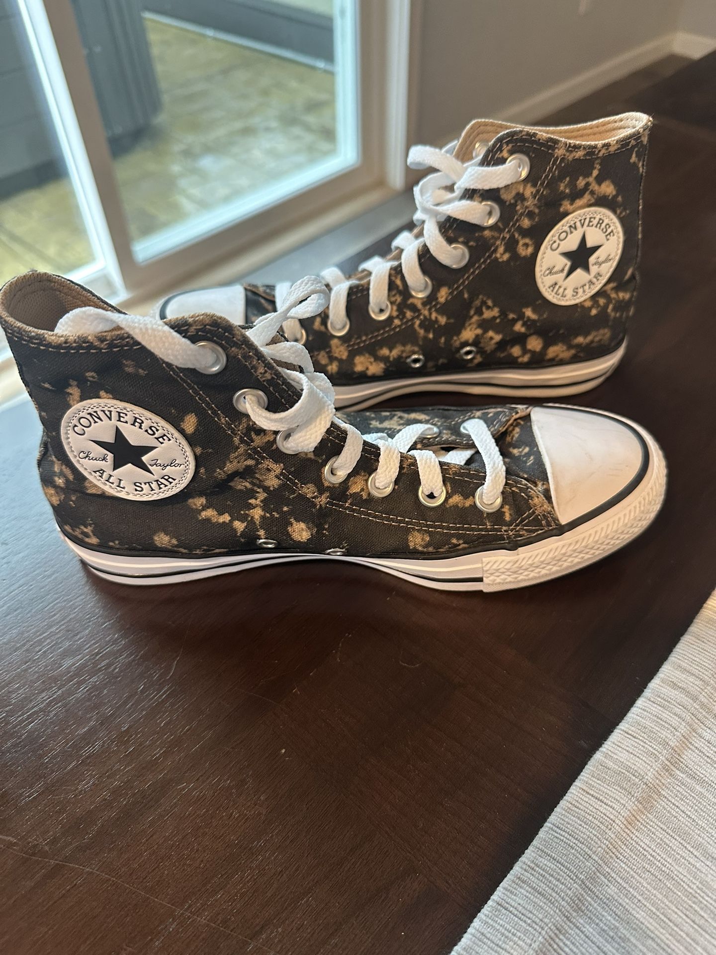 Unisex Converse Chuck Taylor All Star Hi dip dye washed trainers