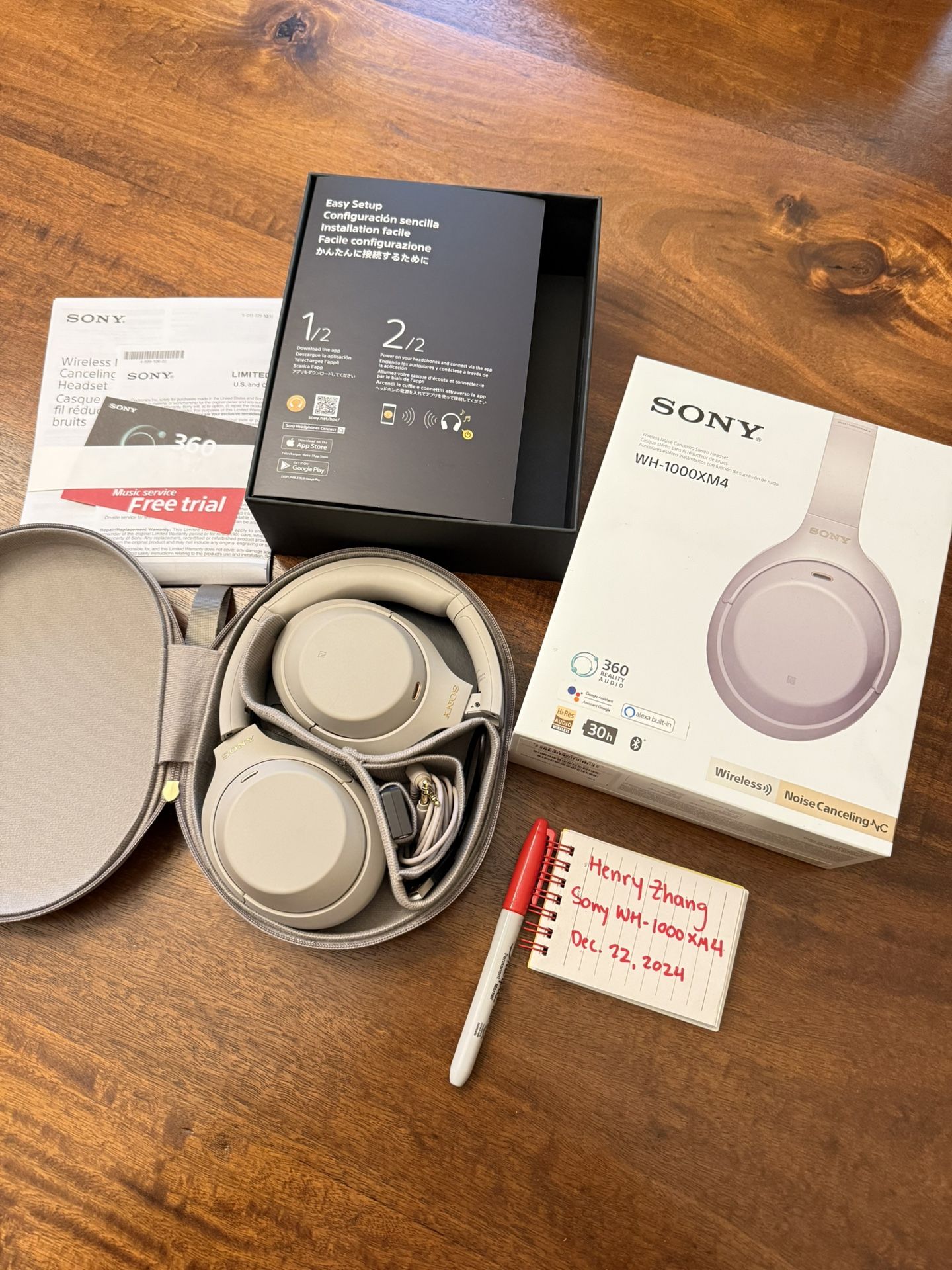 Sony WH-1000XM4 Wireless Bluetooth Headphones