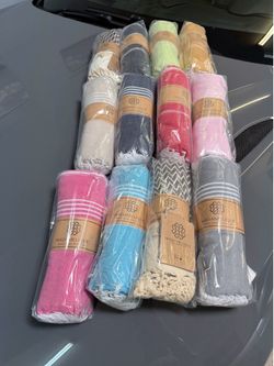 Turkish new beach towels