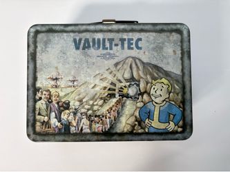 Fallout 3 Collector’s Edition Lunchbox Tin w/ Vault-Tec Bobblehead Art Book DVD