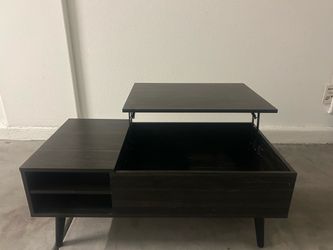 Wooden Coffee Table with Storage