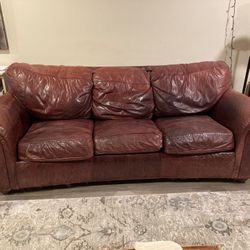 Leather Couch - FREE