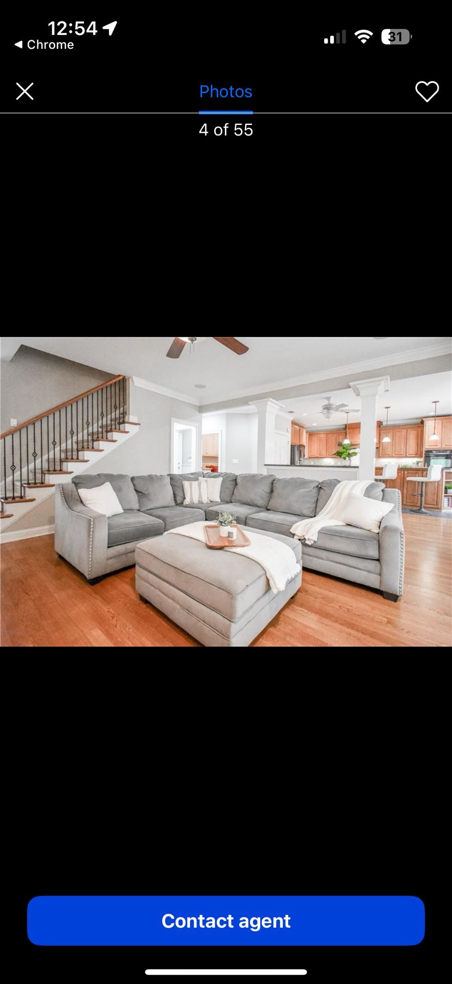 Sectional Sofa With Ottoman