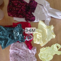 3-6 Months baby girls clothes