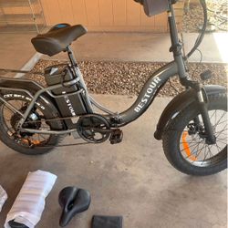 Bestour Folding Fat Tire (step thru) 1500 W Electric Bike