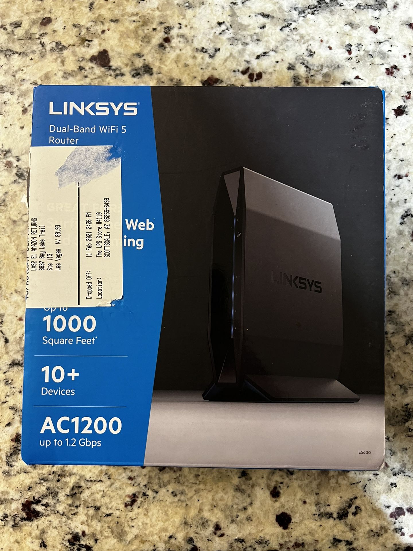 Linksys E5600 - Dual-Band AC1200 WiFi 5 router