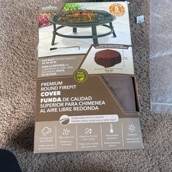 Round Fire pit Cover Up To 38 In