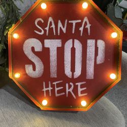 Santa Sign 