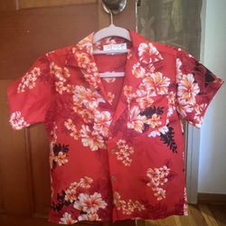 Kids Size 10, Vintage -1977 Hawaiian Shirts,