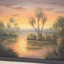 40 By 52 Org Painting By W. Adams.